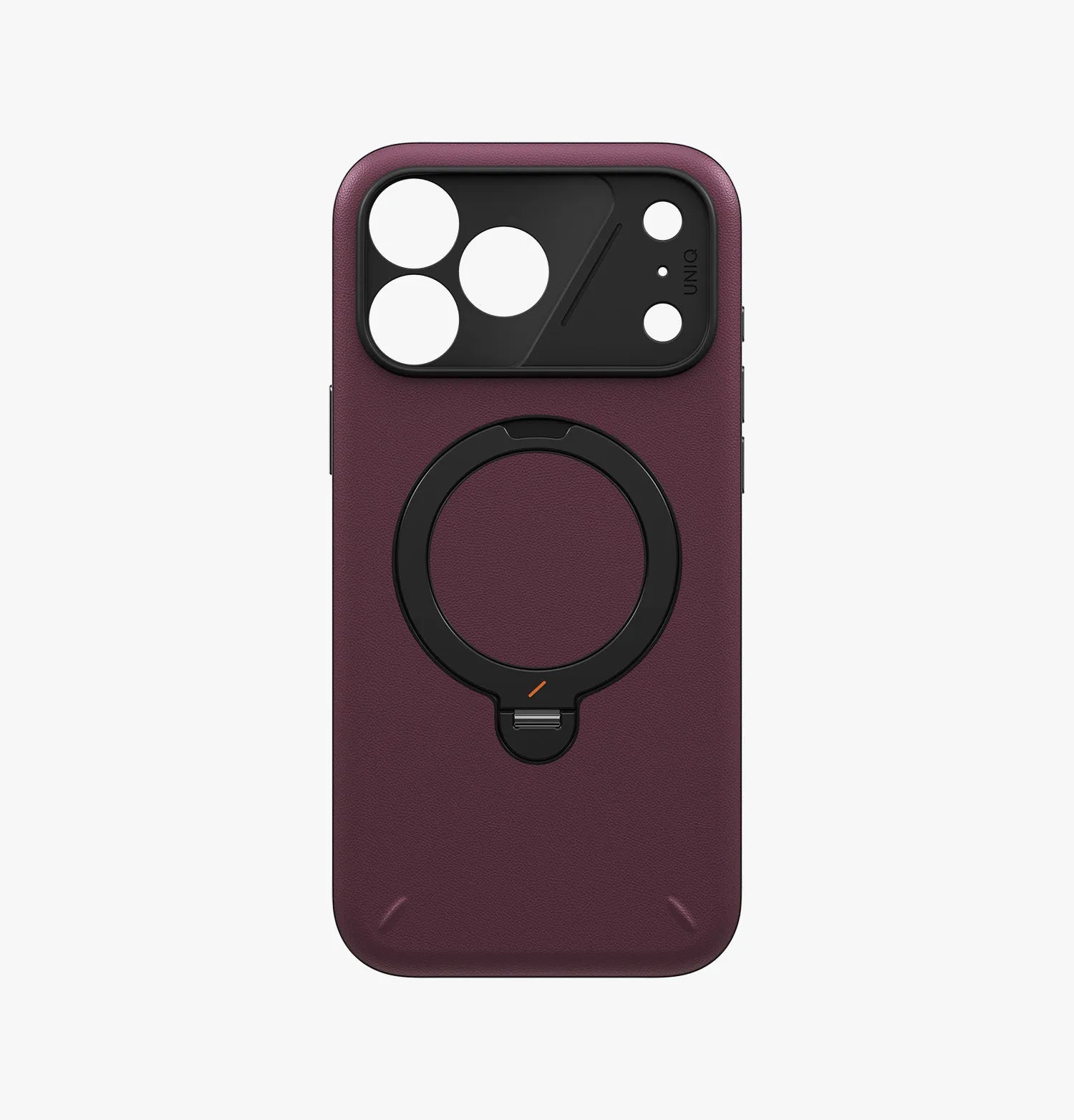 Чехол UNIQ Elix 360 Kickstand Leather для iPhone 18 Pro Max, черный (Charcoal Grey)photo11