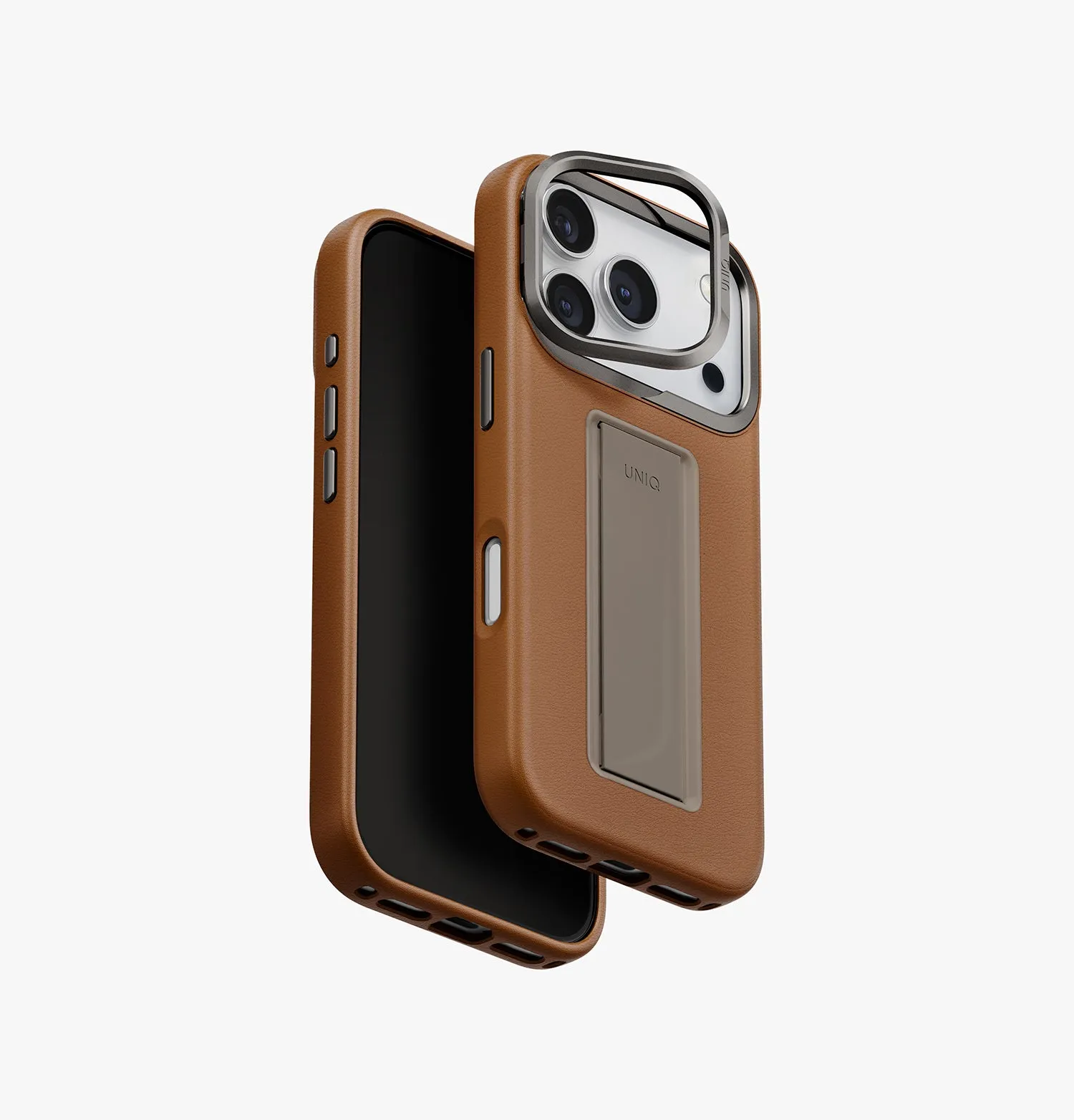 Чехол UNIQ Heldro Pro для iPhone 17 Pro, коричневый (Caramel)photo0