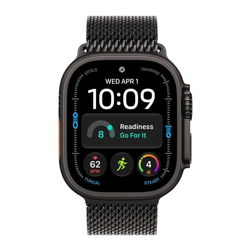 Apple Watch Ultra 4, 49 мм корпус из титана черного цвета, браслет миланская петляphoto1