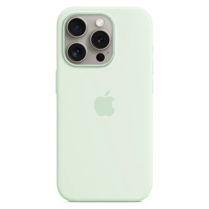 Силиконовый чехол MagSafe для iPhone 15 Pro Мятныйphoto2