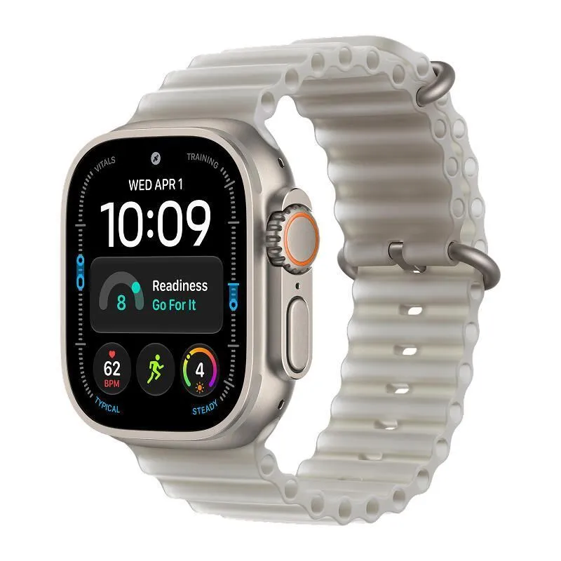 Apple Watch Ultra 4, 49 мм корпус из титана, полупрозрачный ремешок Ocean серого цветаphoto0