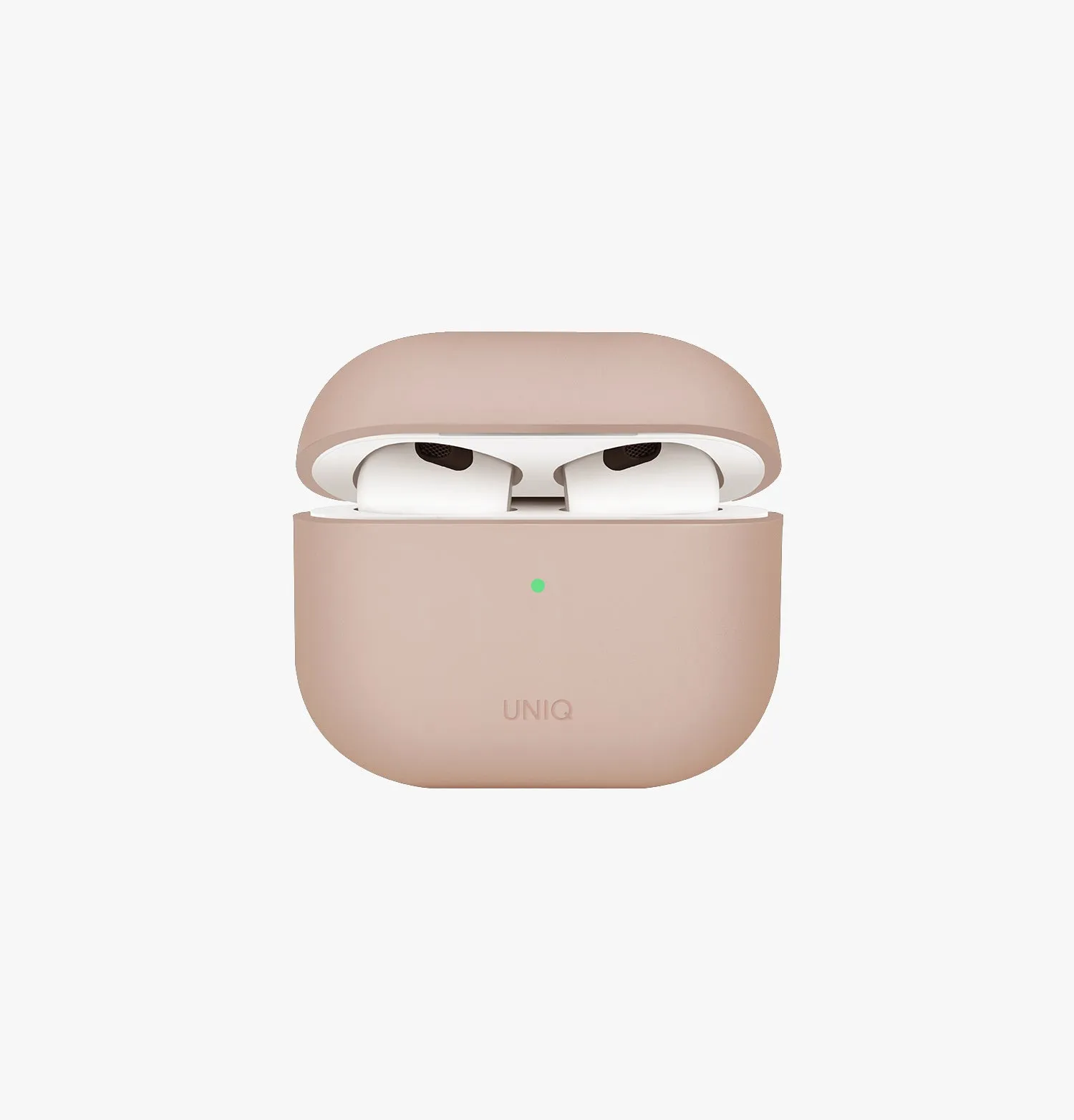 Чехол UNIQ Lino для AirPods 4 / AirPods 5, серый (Grey)photo1