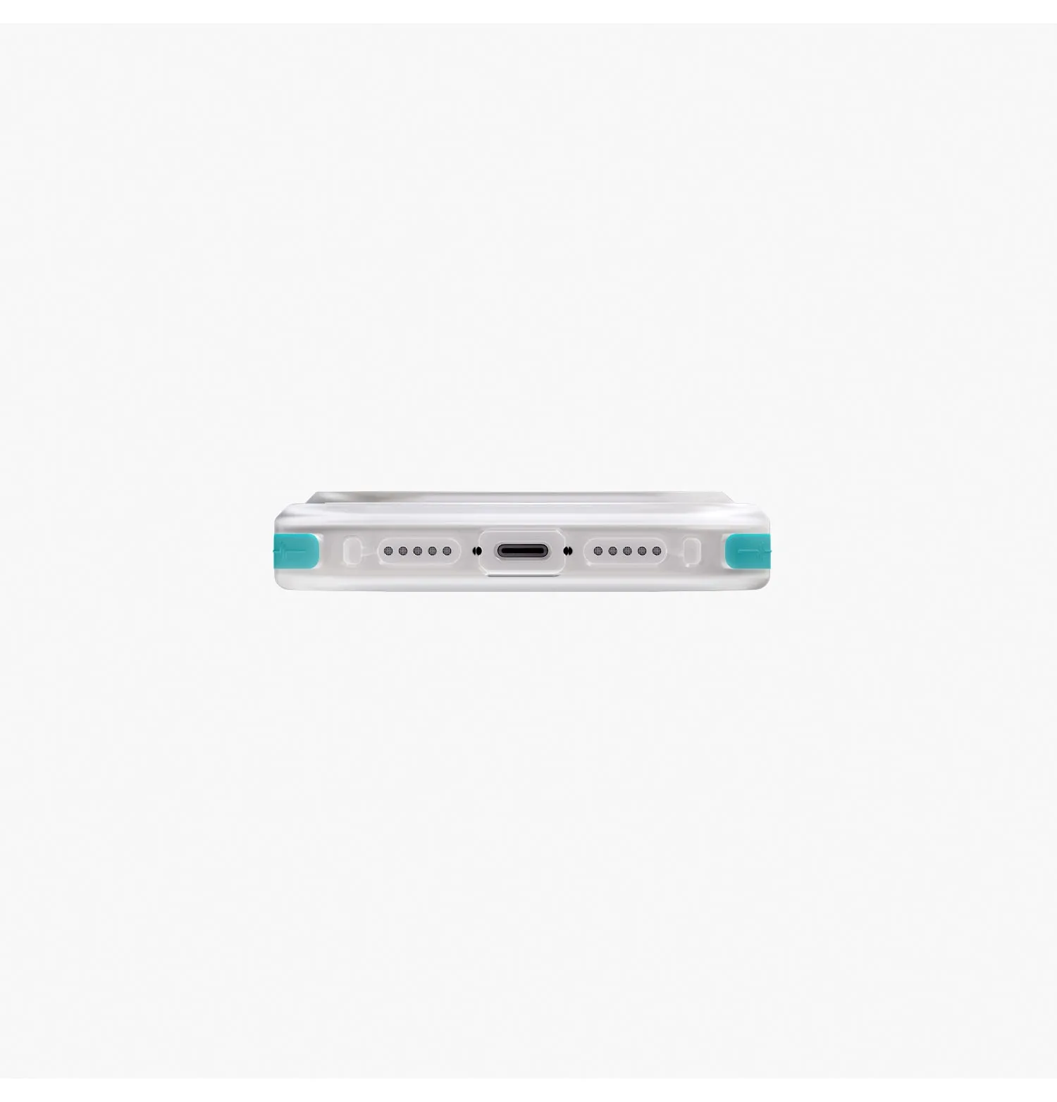 Чехол UNIQ Combat Active для iPhone 17 Pro, прозрачный / серый (Frostclear Turquoise)photo5