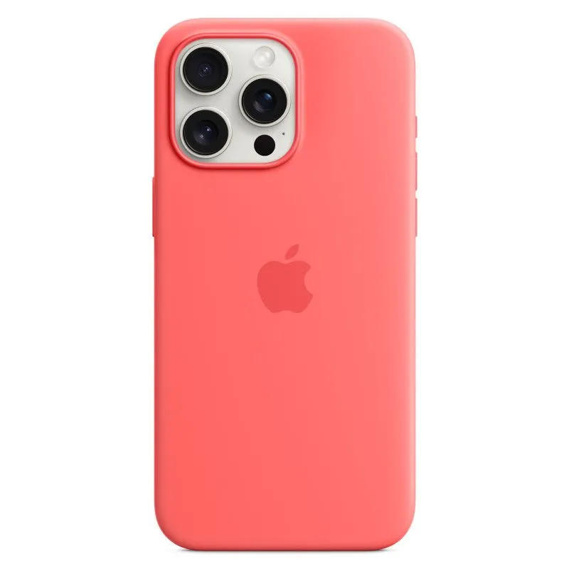 Силиконовый чехол MagSafe для iPhone 15 Pro Max Гуаваphoto0