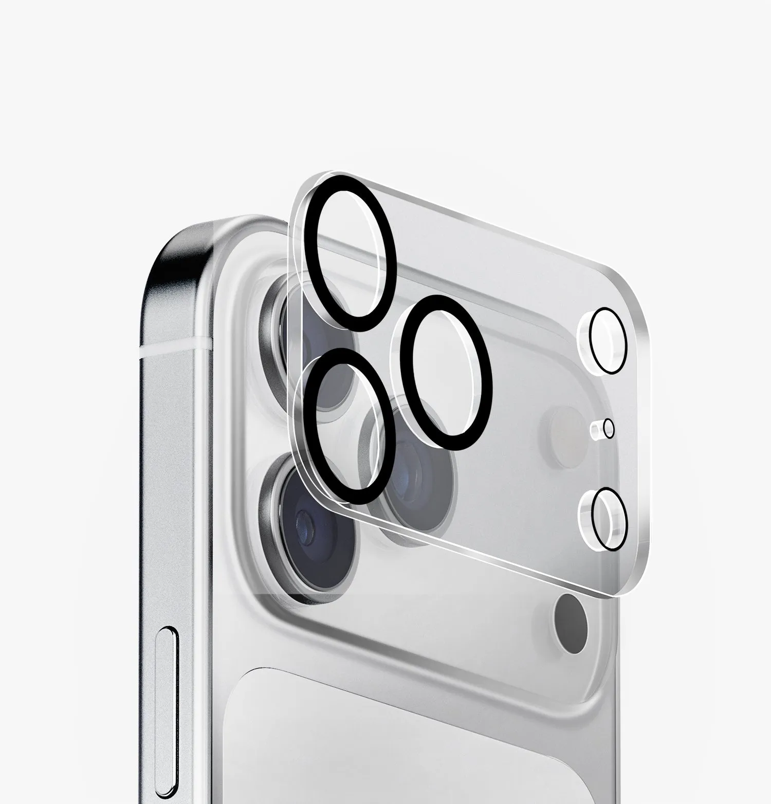 Защита камеры UNIQ Optix ClearShield FrameGuard для iPhone 18 Prophoto0