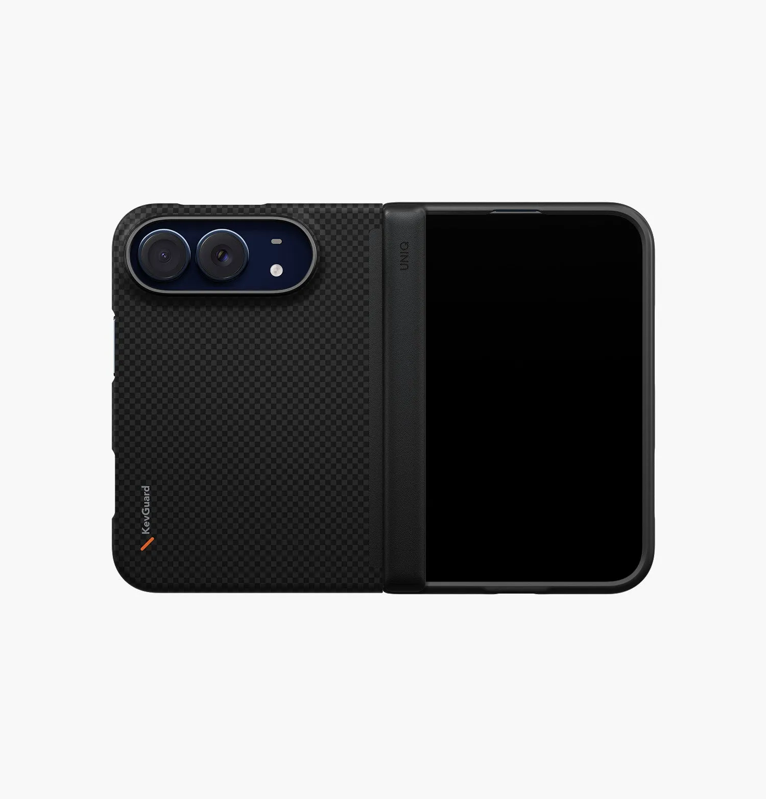 Чехол UNIQ Keva Edge для iPhone Duo, черный (black)photo1