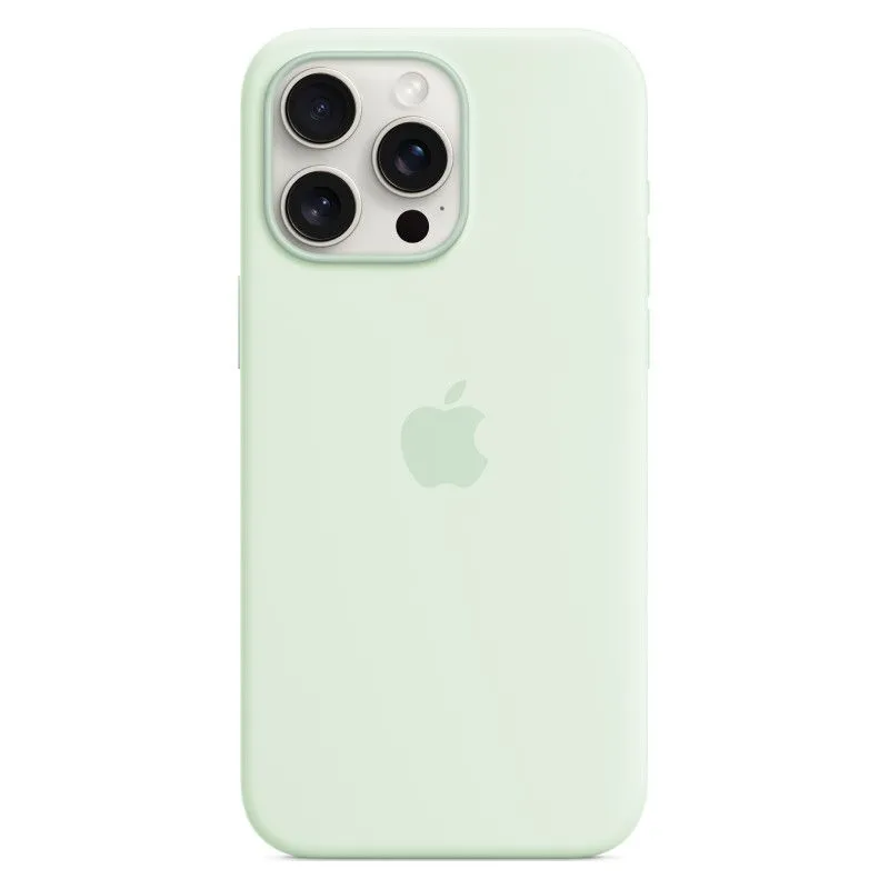 Силиконовый чехол MagSafe для iPhone 15 Pro Max Мятныйphoto3