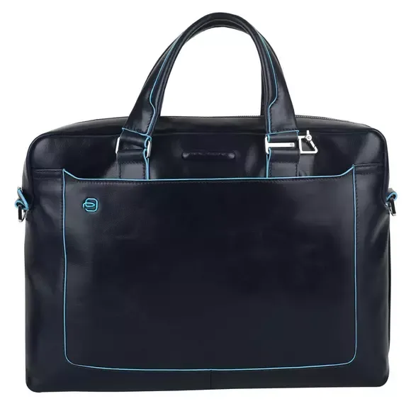 Деловая кожаная сумка Piquadro Blue square CA3335B2/BLU2, синийphoto0