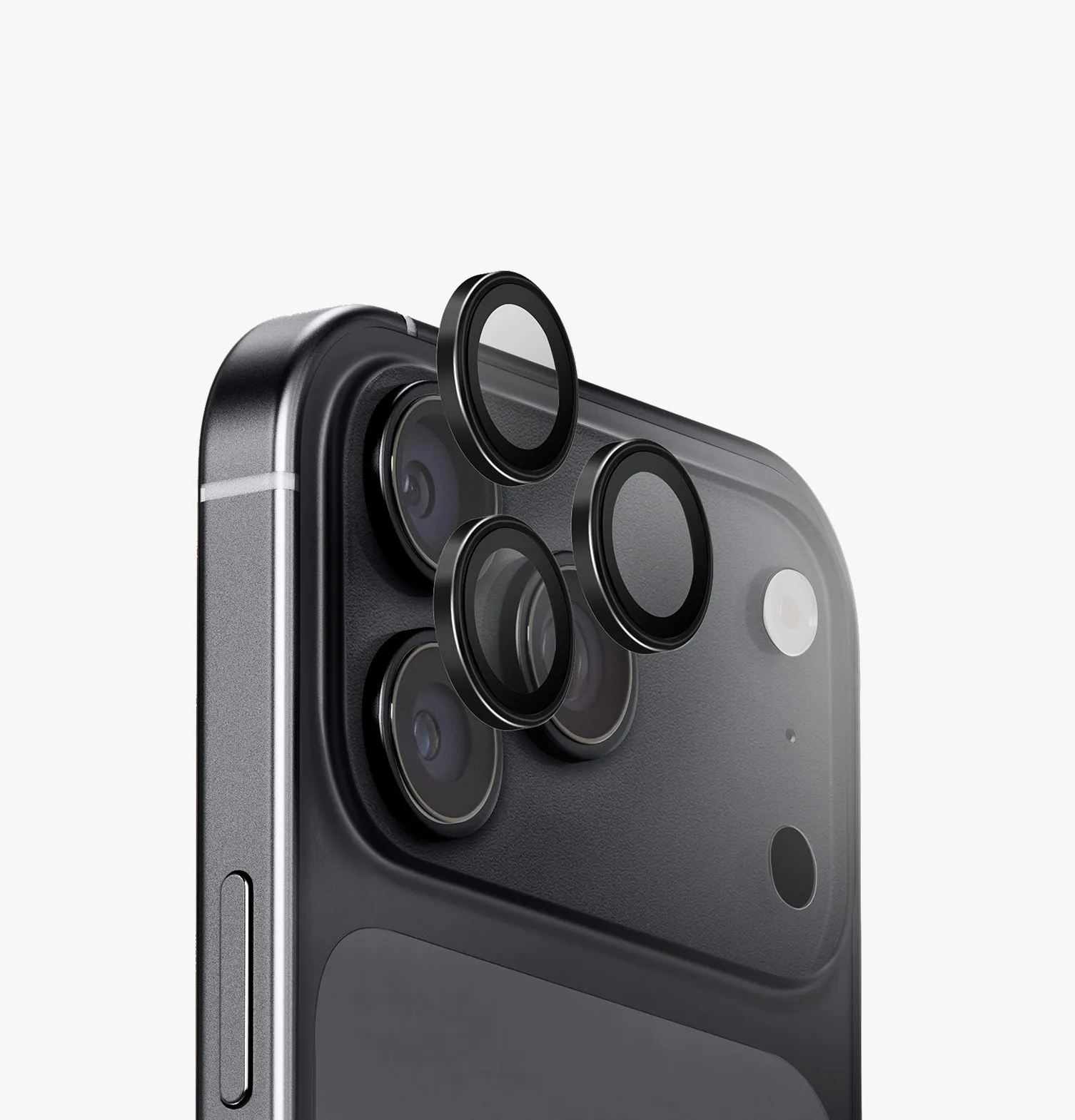 Защита камеры UNIQ Optix AluGuard для iPhone 18 Pro & iPhone 18 Pro Max, черный (graphite black)photo0