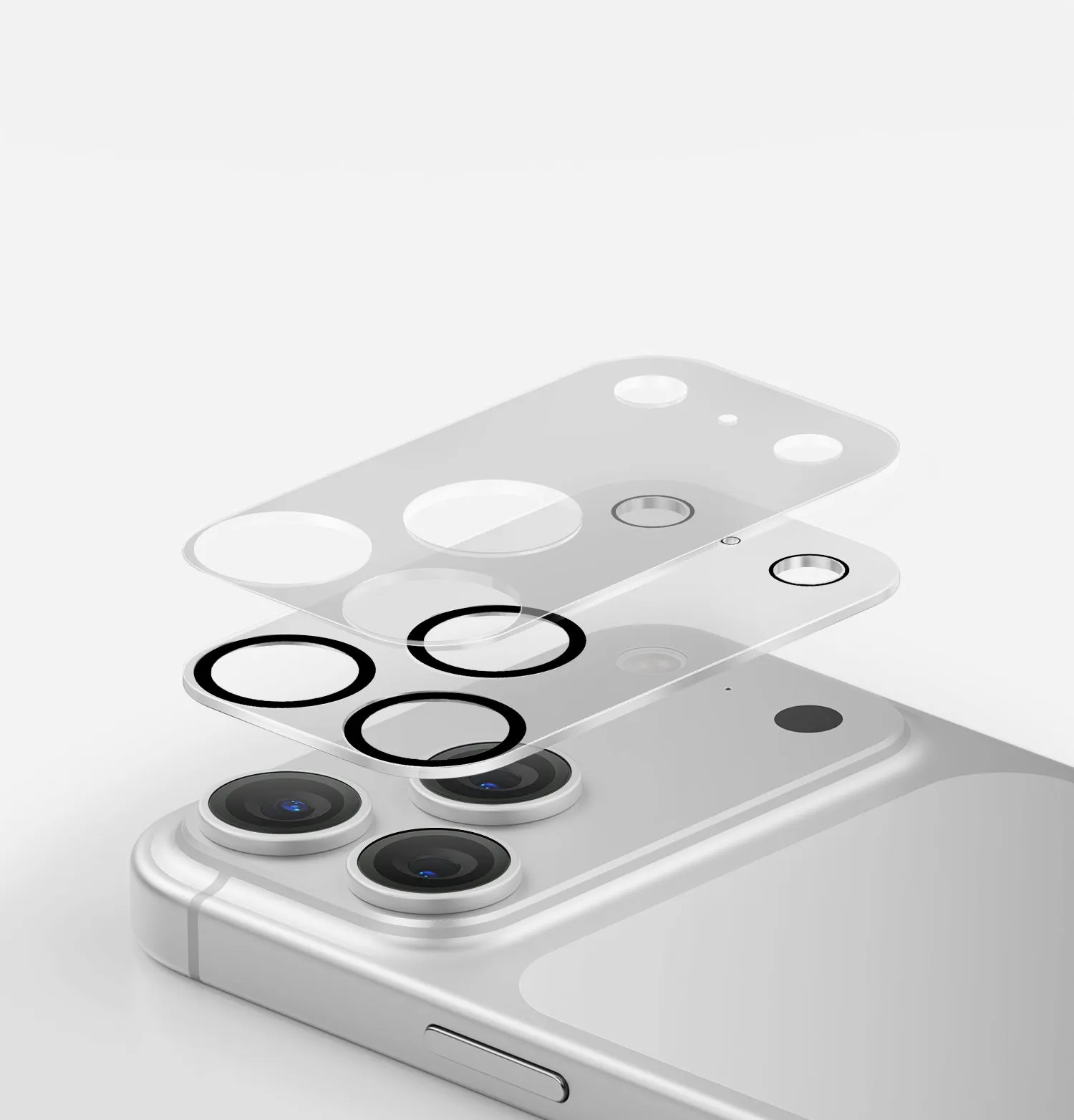 Защита камеры UNIQ Optix ClearShield FrameGuard для iPhone 18 Prophoto2