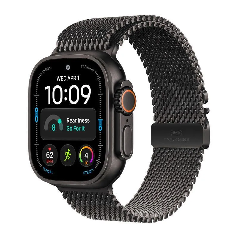 Apple Watch Ultra 4, 49 мм корпус из титана черного цвета, браслет миланская петляphoto0