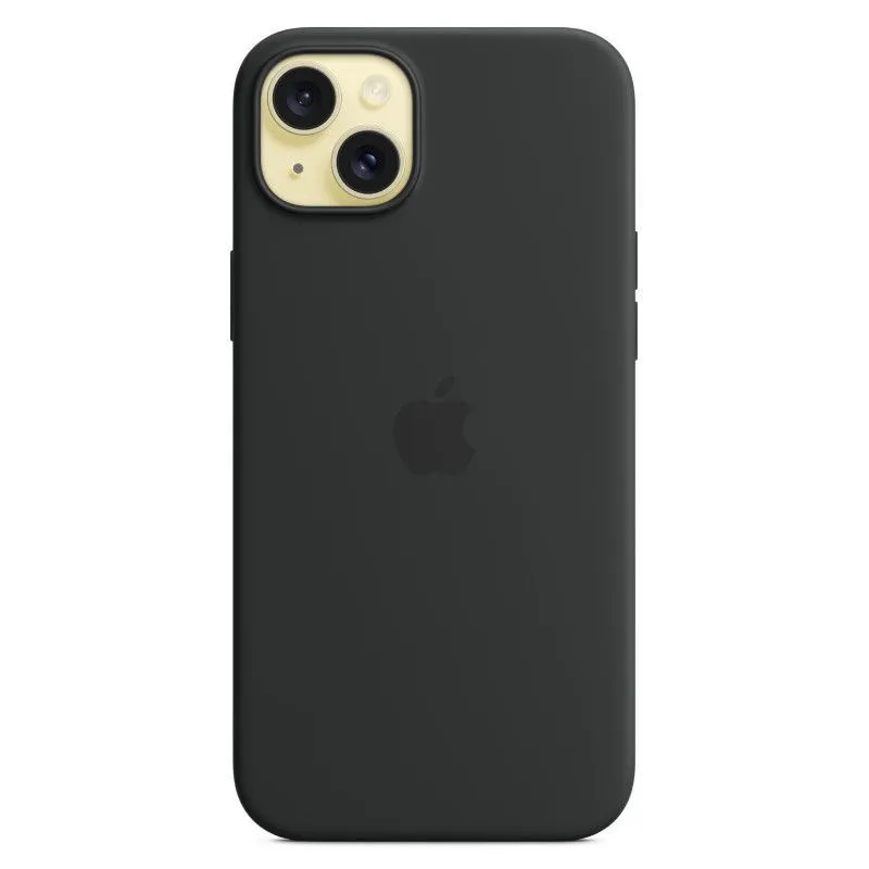 Силиконовый чехол MagSafe для iPhone 15 Plus Черныйphoto0
