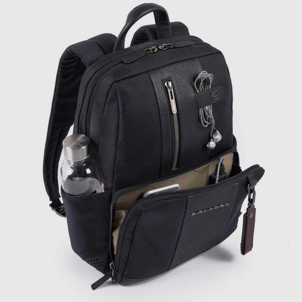 Рюкзак для ноутбука 14" с тросом-антивором Piquadro CA3214BRBM/BLU, синийphoto1