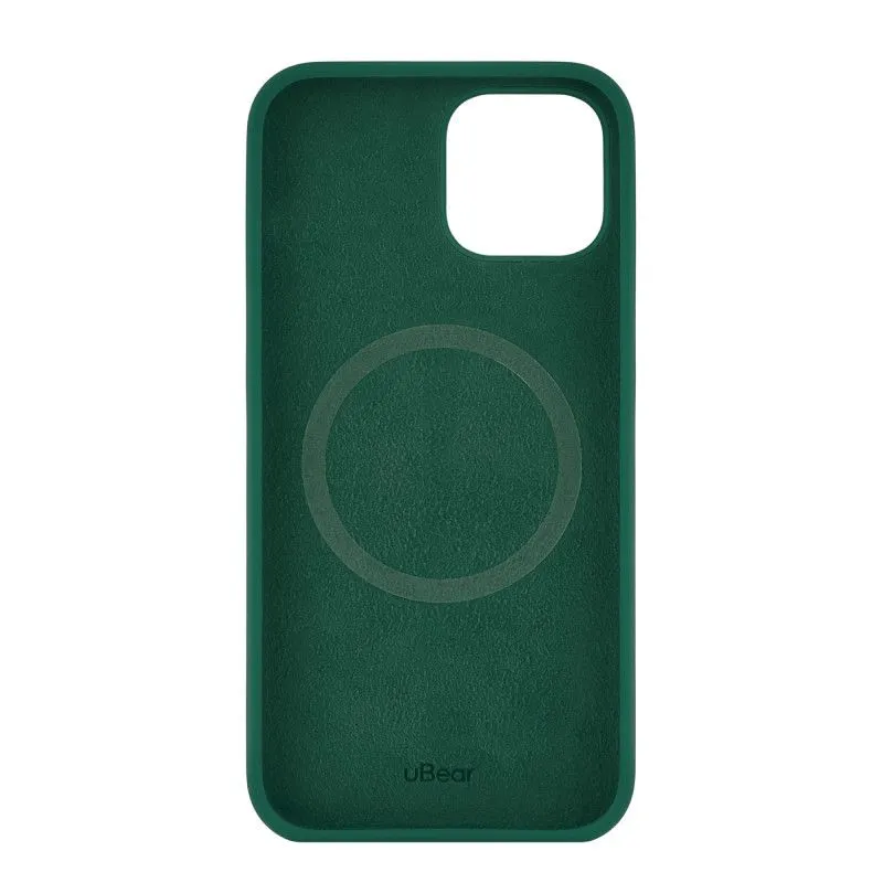 Защитный силиконовый чехол uBear Touch Mag Case для iPhone 14 Зеленыйphoto3