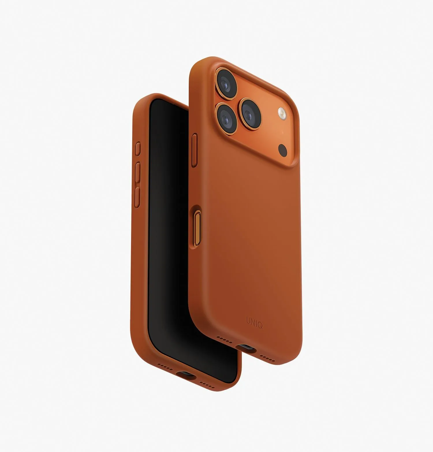 Чехол UNIQ Lino для iPhone 17 Pro, черный (Charcoal Grey)photo3