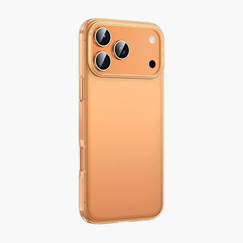 Чехол защитный KEEPHONE X-CRYSTAL Never Yellow для iPhone 17 Pro Max / iPhone 18 Pro Max, оранжевыйphoto0