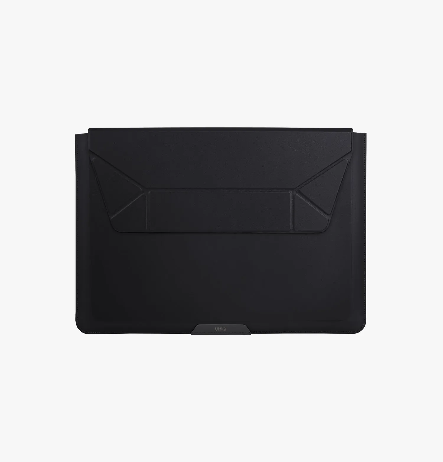 Чехол-конверт UNIQ Oslo Foldable Stand Leather для ноутбуков до 14", желтый (Mustard)photo1