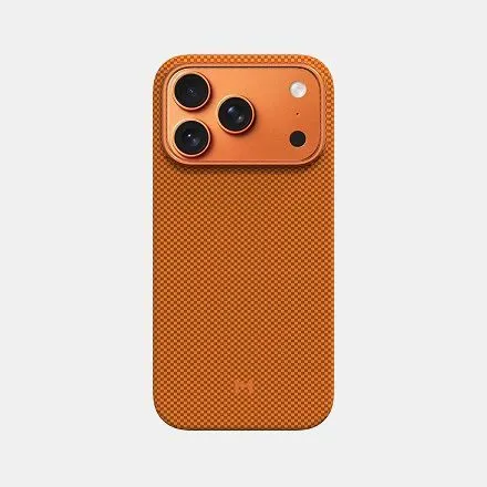 Magssory Aramid Frame Case for iPhone 17 Pro Pixel Orangephoto0