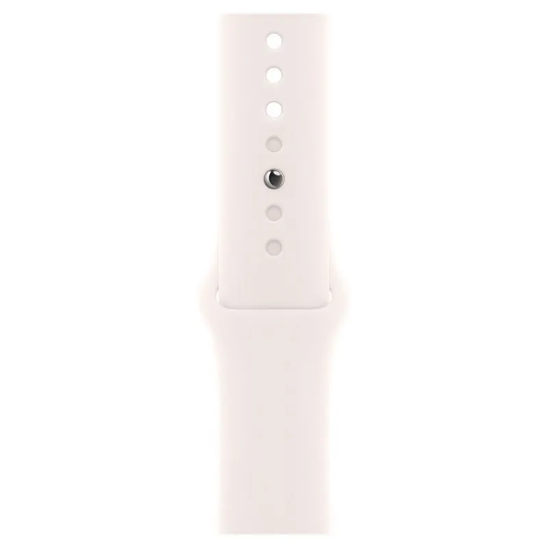 Apple Watch SE 3, 40 мм корпус из алюминия цвета Сияющая звезда, спортивный ремешок цвета Светлый румянецphoto2