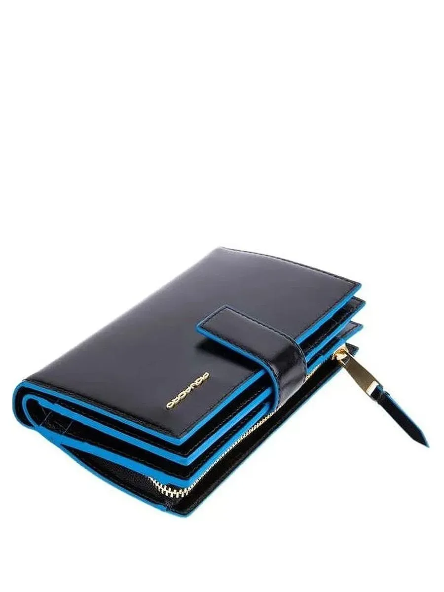 Портмоне складное Piquadro Blue square PD1353B2R/N, черный (NEW)photo2