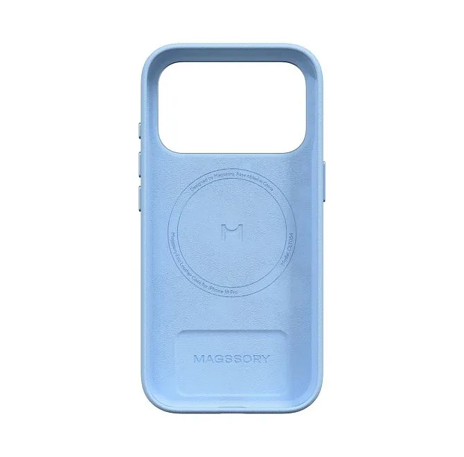 Чехол Magssory Eco-Leather Case для iPhone 18 Pro, синийphoto3