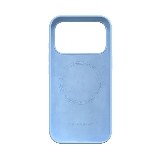 Чехол Magssory Silicone Case для iPhone 18 Pro, синийphoto3