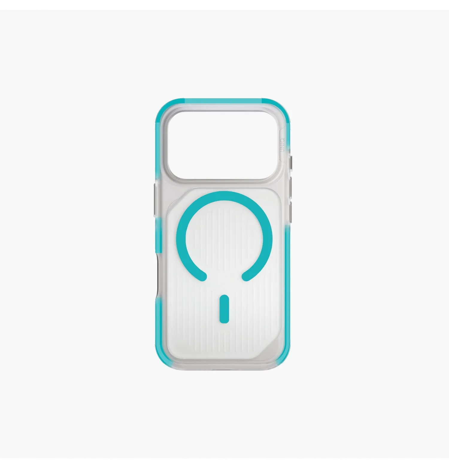 Чехол UNIQ Combat Active для iPhone 17 Pro, прозрачный / серый (Frostclear Turquoise)photo3