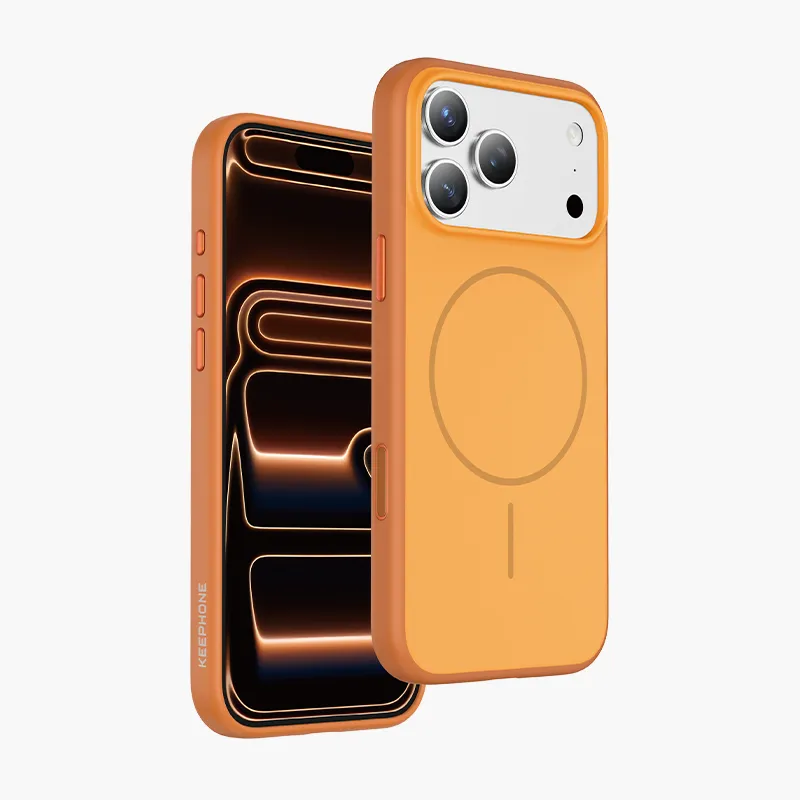 Чехол защитный KEEPHONE SUMEE для iPhone 17 Pro / iPhone 18 Pro, космический оранжевыйphoto0