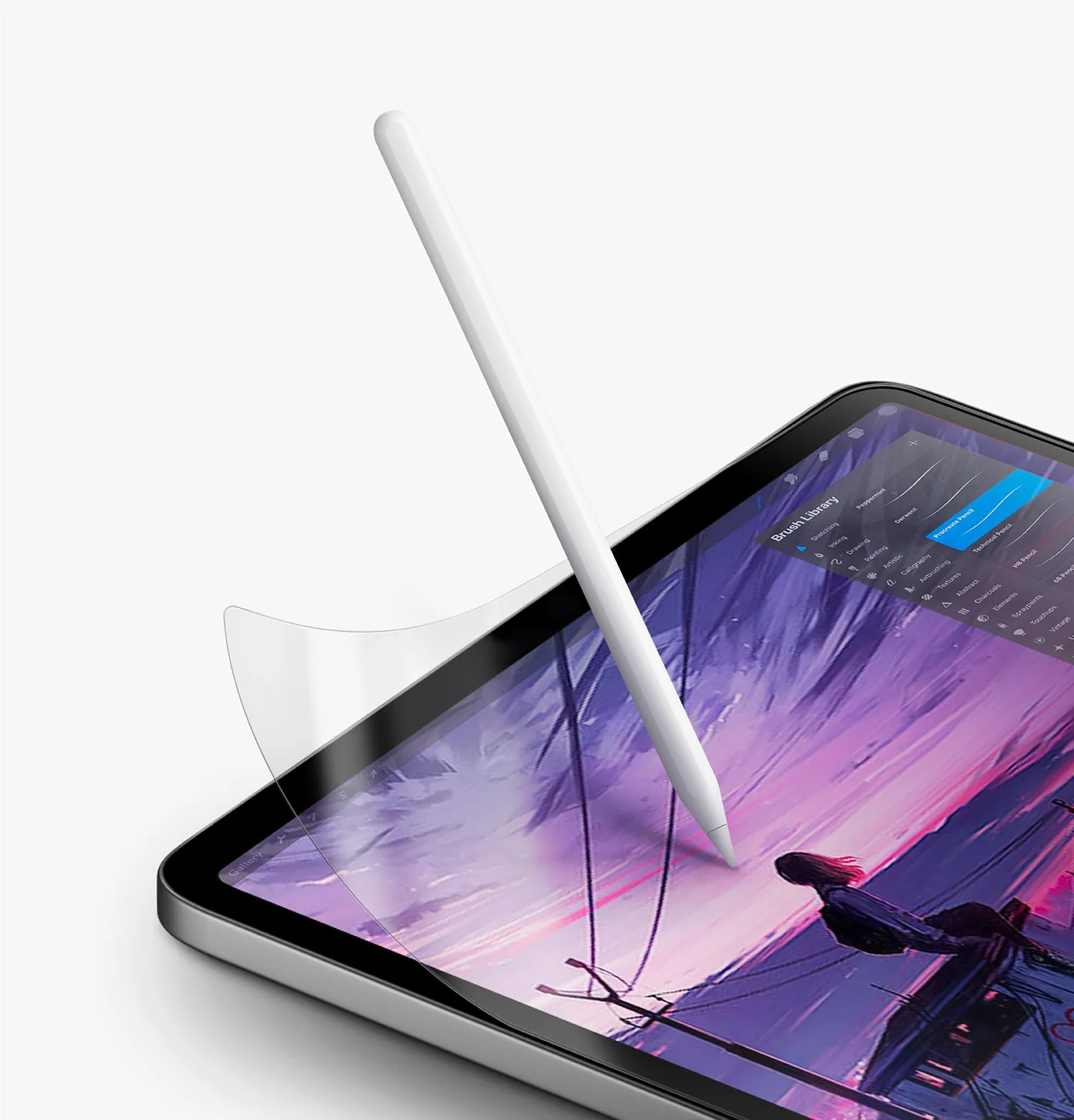 Защитная плёнка UNIQ Optix Paper-Sketch для iPad Pro 11" (2024)photo2