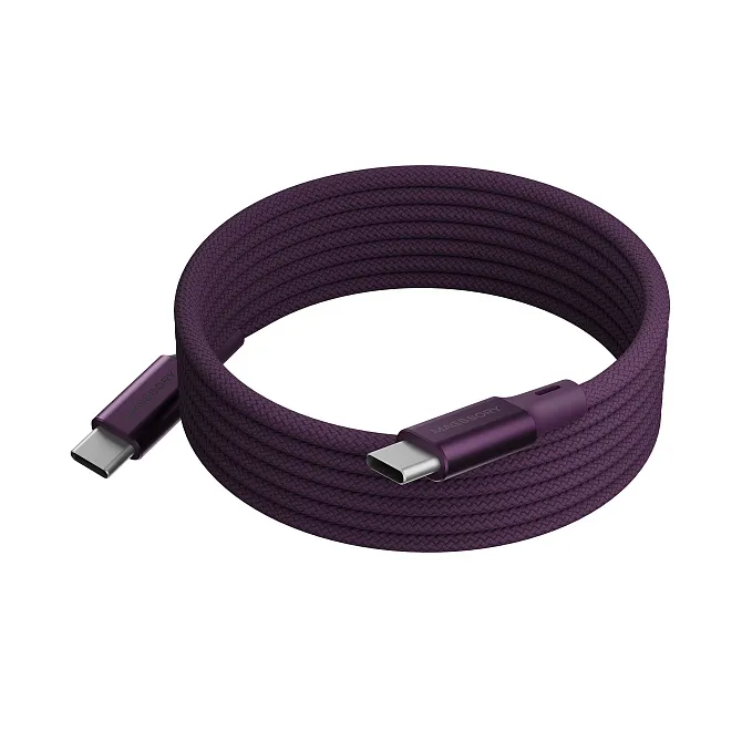 Магнитный кабель Magssory 1.2м 60W Burgundyphoto0