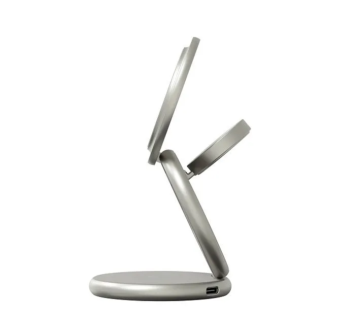 Зарядная станция 3 в 1 Magssory Signature Disc Pro для Apple Qi2 Titanphoto8