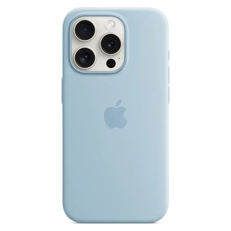 Силиконовый чехол MagSafe для iPhone 15 Pro Светло-синийphoto1
