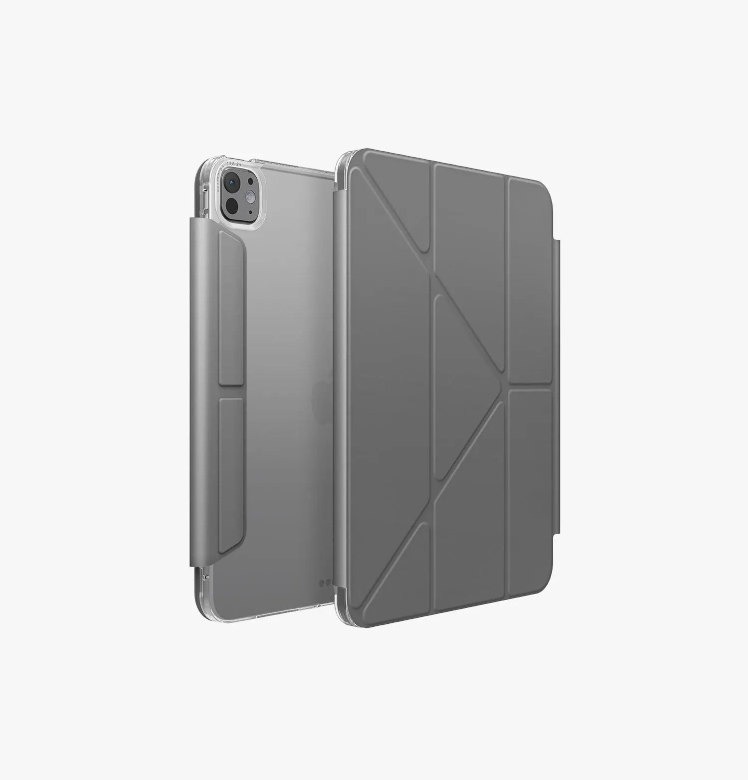 Чехол UNIQ Camden Click для iPad Pro 11" (M4-M5), серый (Dark Gray)photo0