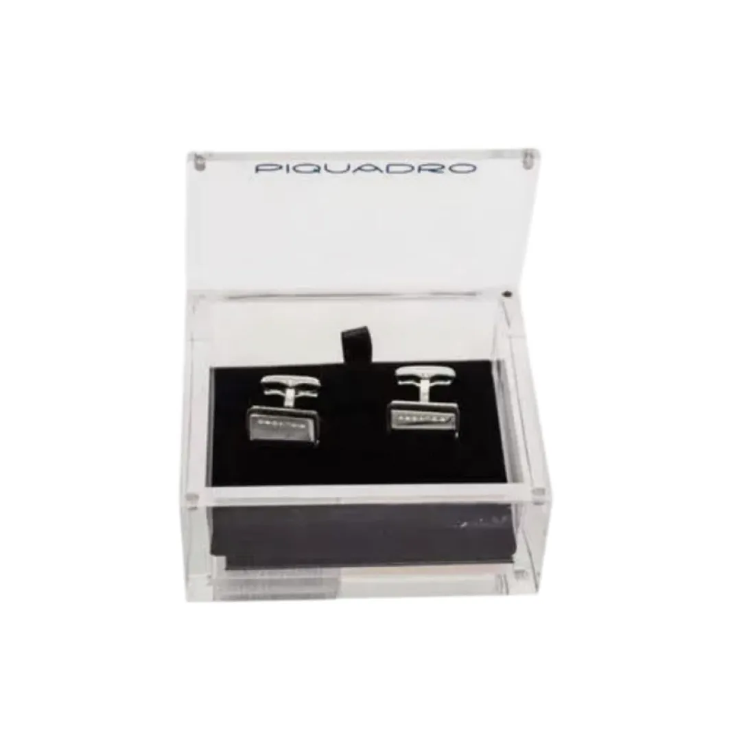 Запонки Piquadro GE2716GM4/N, черныйphoto1
