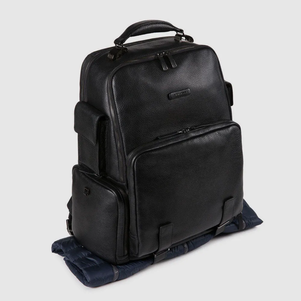 Кожаный рюкзак для ноутбука 15,6" Fast Check Piquadro CA5552MOS/N, чёрныйphoto8