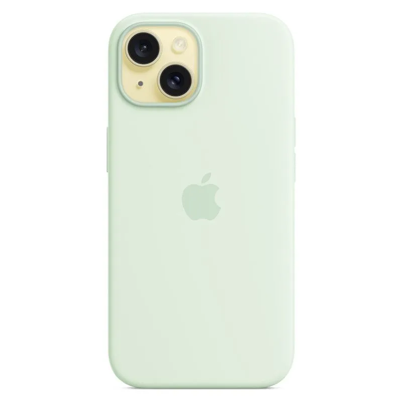 Силиконовый чехол MagSafe для iPhone 15 Мятныйphoto0