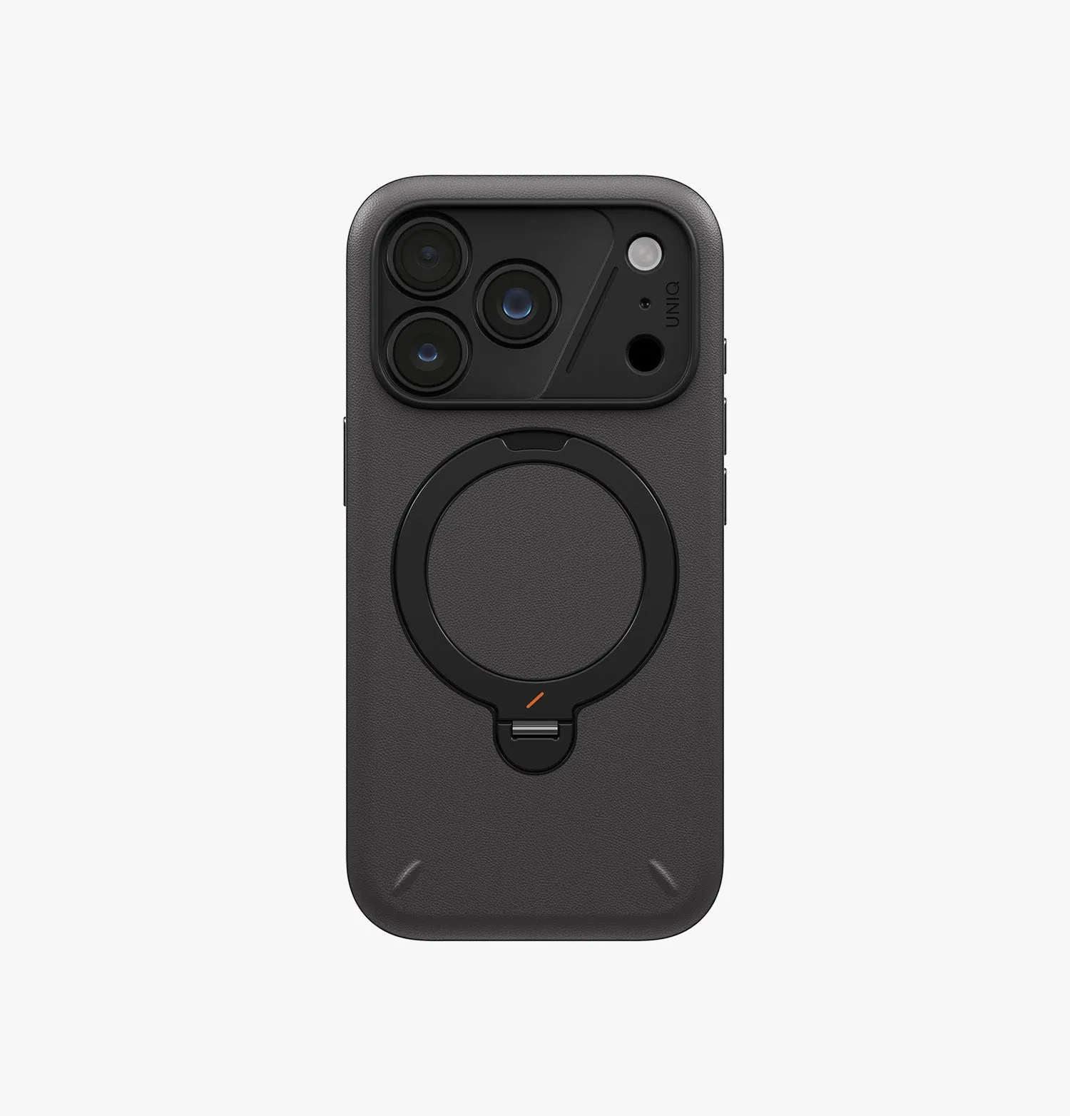 Чехол UNIQ Elix 360 Kickstand Leather для iPhone 18 Pro, черный (Charcoal Grey)photo16
