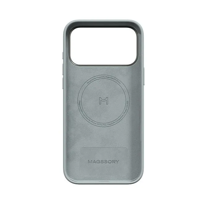 Чехол Magssory Silicone Case для iPhone 18 Pro Max, серыйphoto4