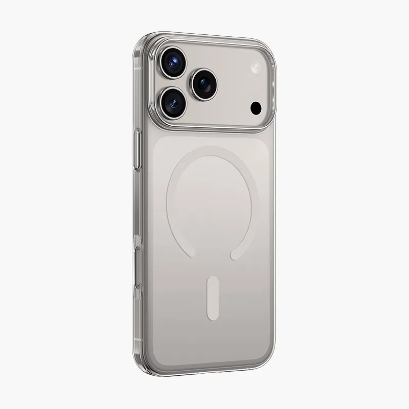 Чехол защитный KEEPHONE HYBRID ANTI-YELLOWING для iPhone 17 Pro / iPhone 18 Pro, серыйphoto0