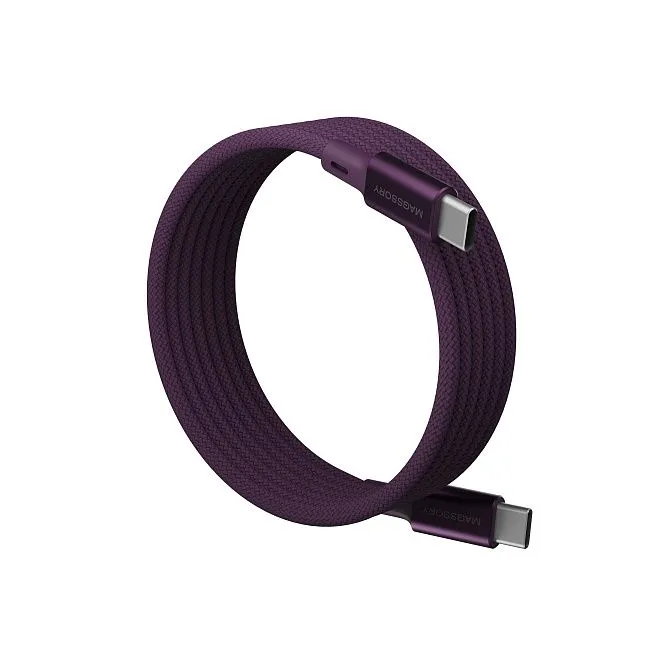 Магнитный кабель Magssory 1.2м 60W Burgundyphoto3