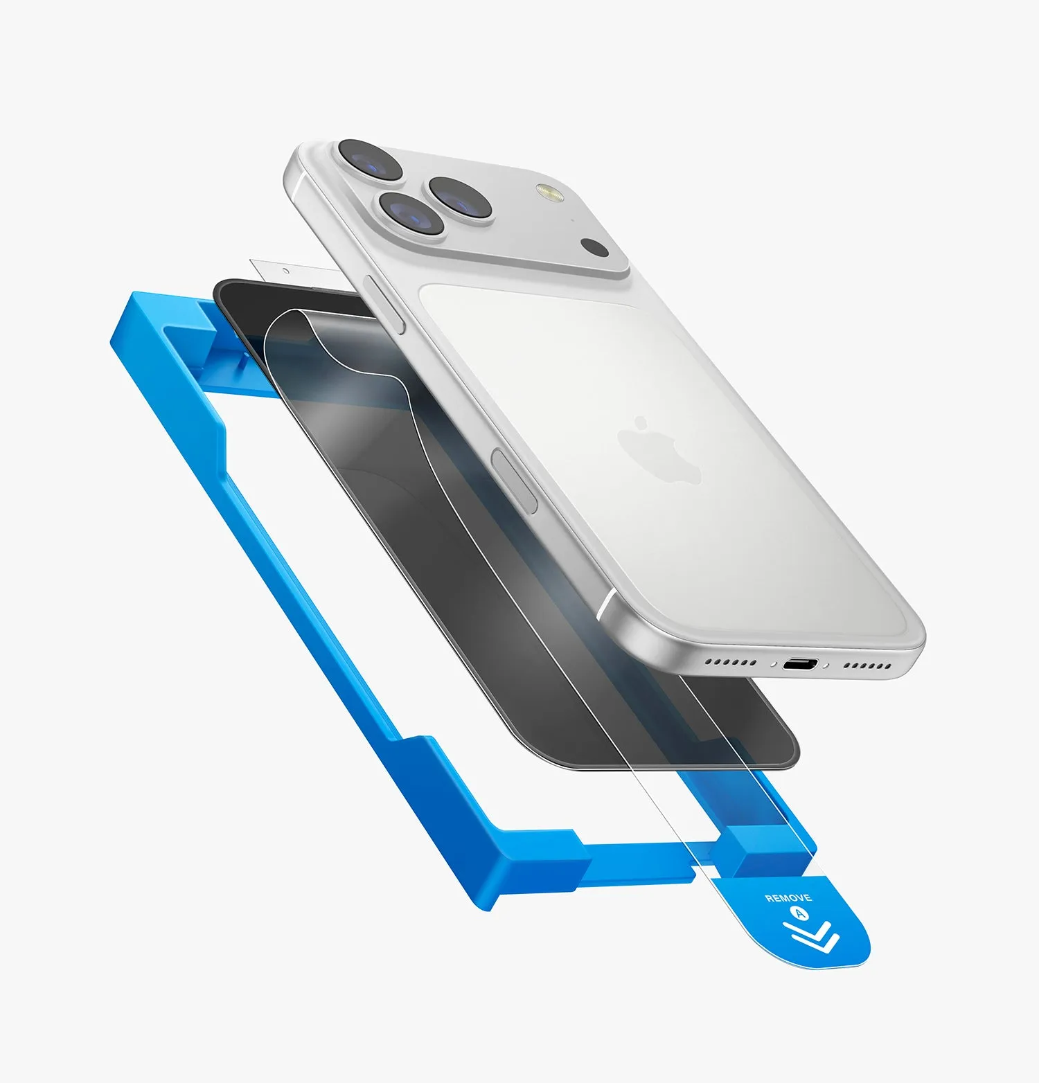 Защитное стекло UNIQ Optix EXOFit™ 2-Way Privacy Filter для iPhone 17 Pro Maxphoto3