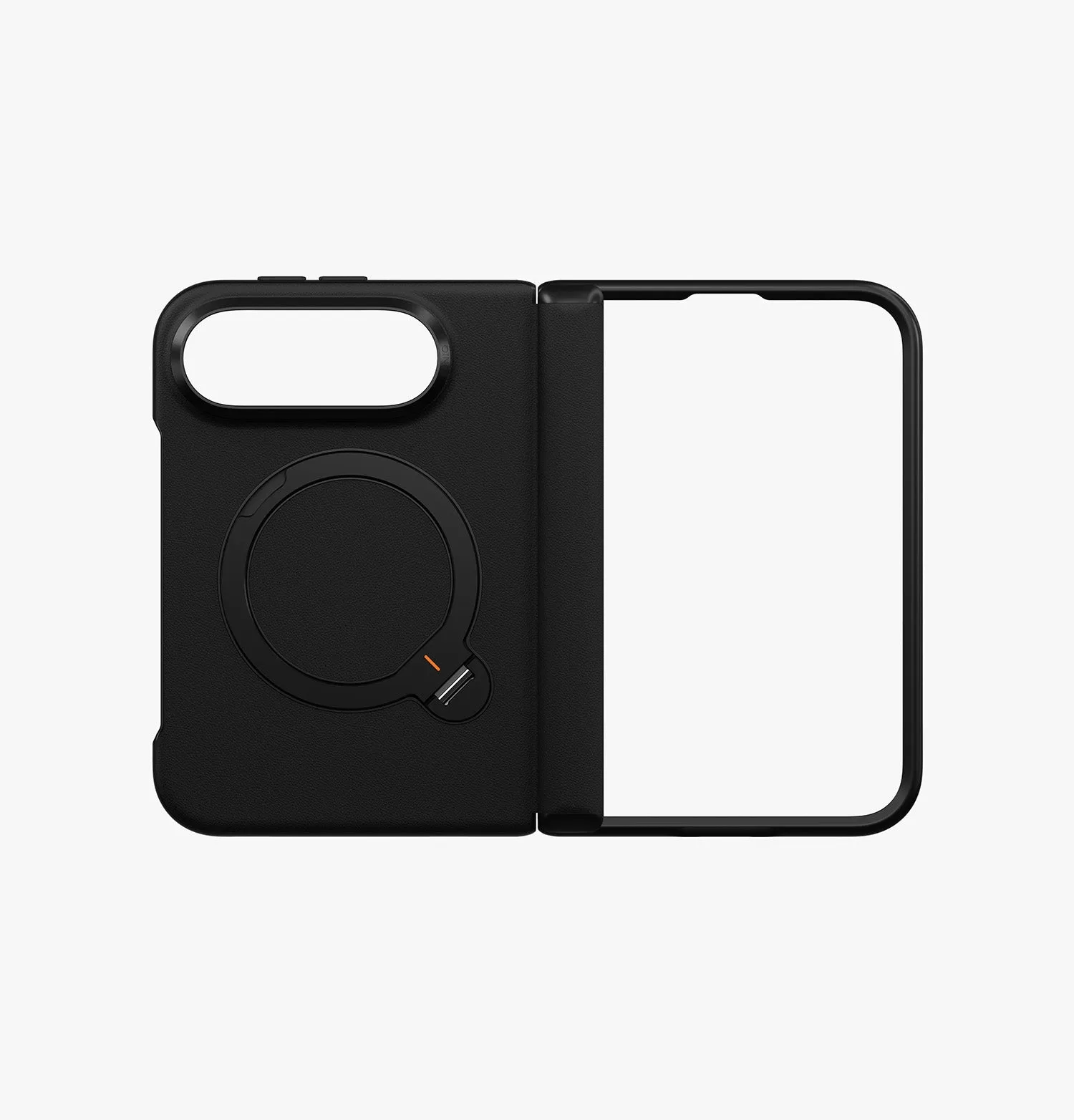 Чехол UNIQ Elix Q-Fold 360 Leather для iPhone Duo, коричневый (caramel)photo10
