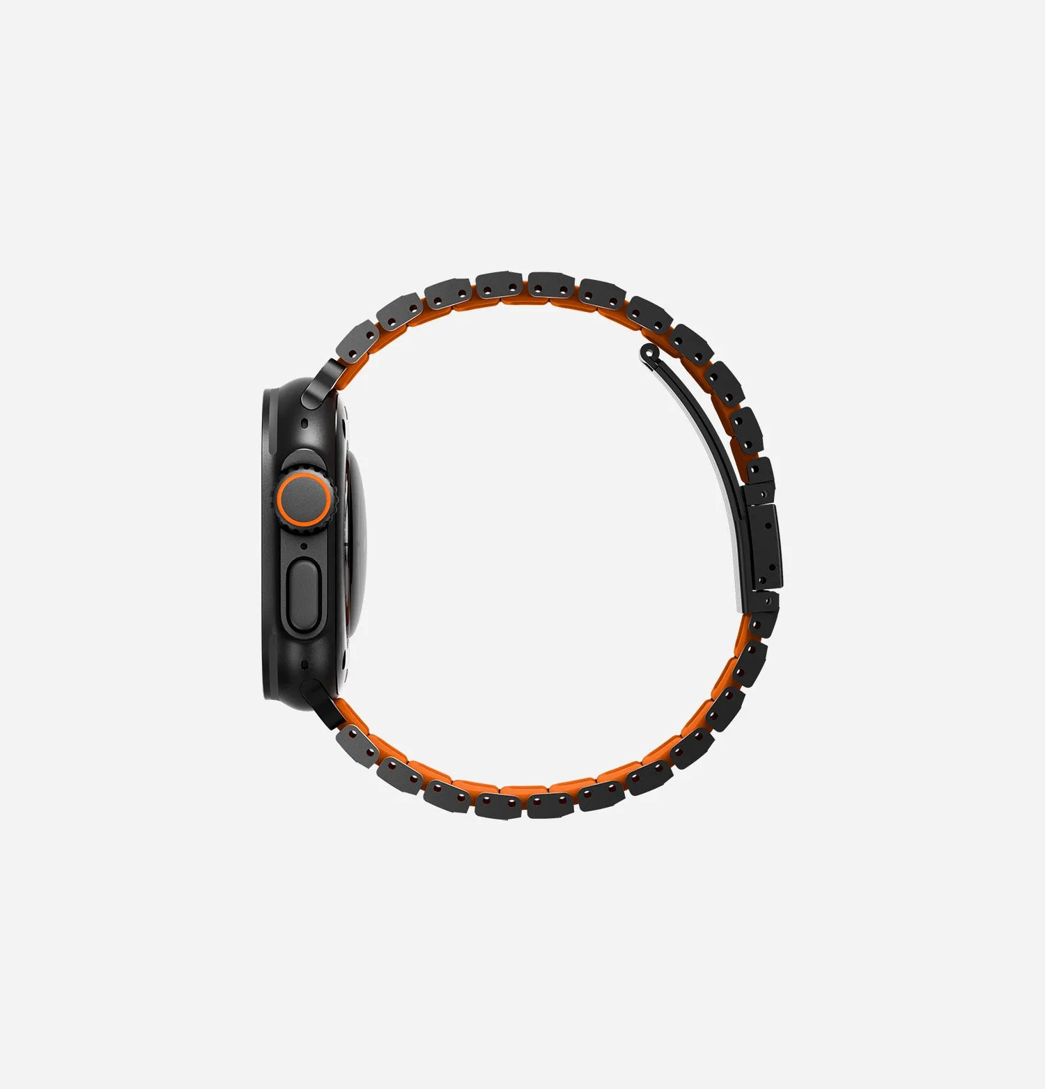 Ремешок UNIQ Strova Flex для Apple Watch 49/46/45/44 мм, зеленый / желтый (Titaniumsilver Limegreen)photo2