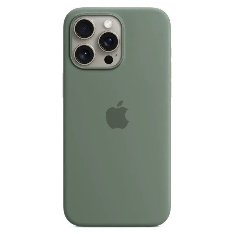 Силиконовый чехол MagSafe для iPhone 15 Pro Max Кипарисphoto1