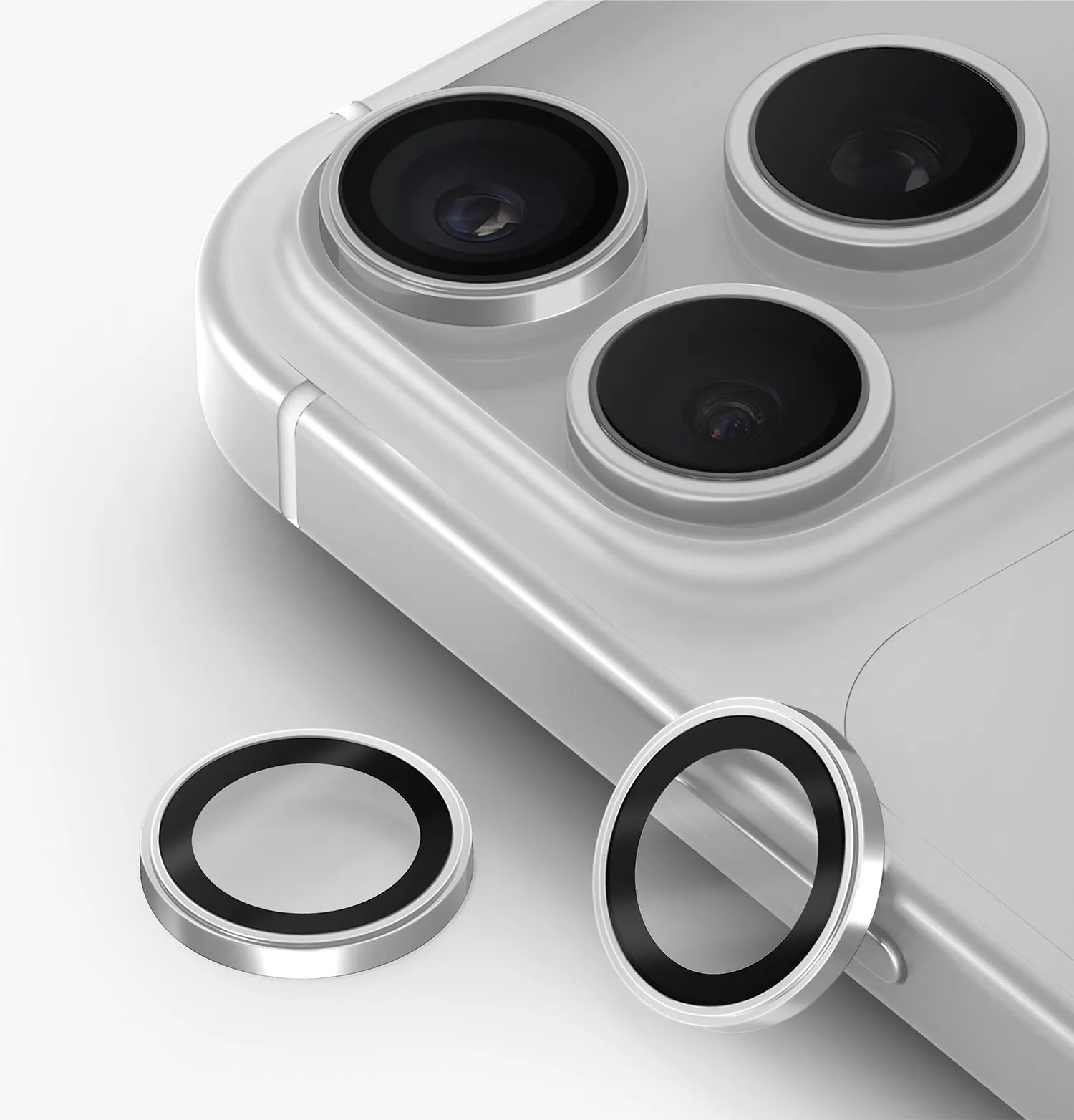 Защита камеры UNIQ Optix Prime для iPhone 18 Pro & iPhone 18 Pro Max, серебристый (glacier chrome)photo4