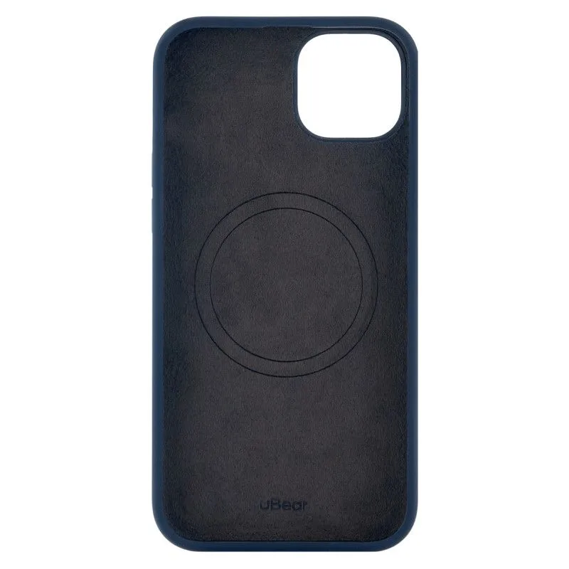 Силиконовый чехол uBear Touch Mag Case для iPhone 15 Plus Темно-Синийphoto3