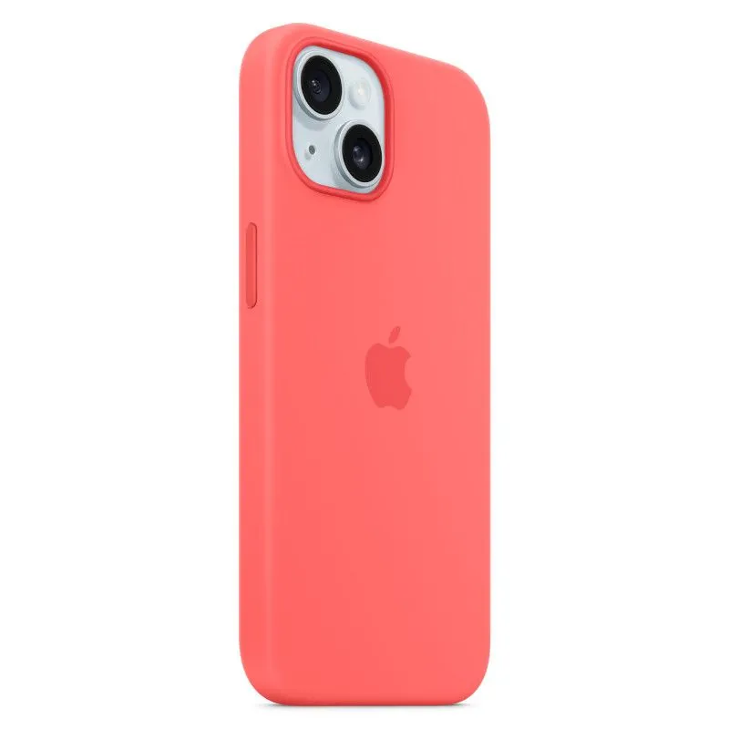 Силиконовый чехол MagSafe для iPhone 15 Гуаваphoto2