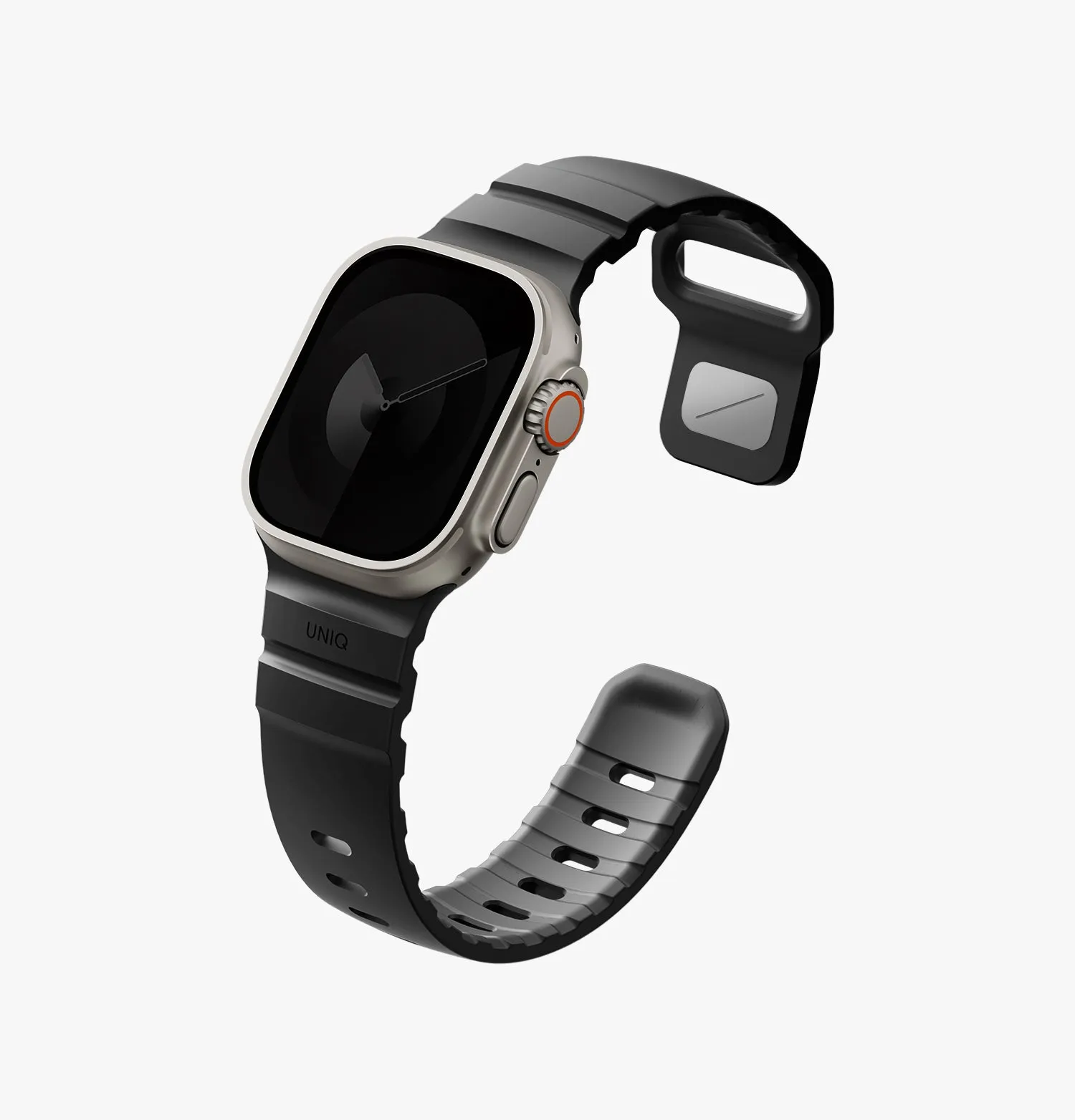 Ремешок UNIQ Alton для Apple Watch 42/41/40 мм, черный (Midnight Black)photo24
