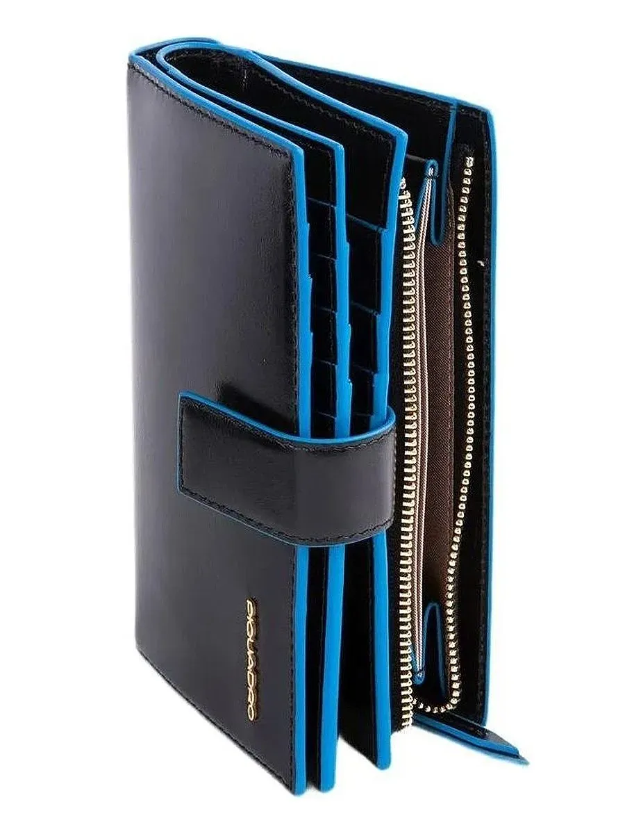 Портмоне складное Piquadro Blue square PD1353B2R/N, черный (NEW)photo3