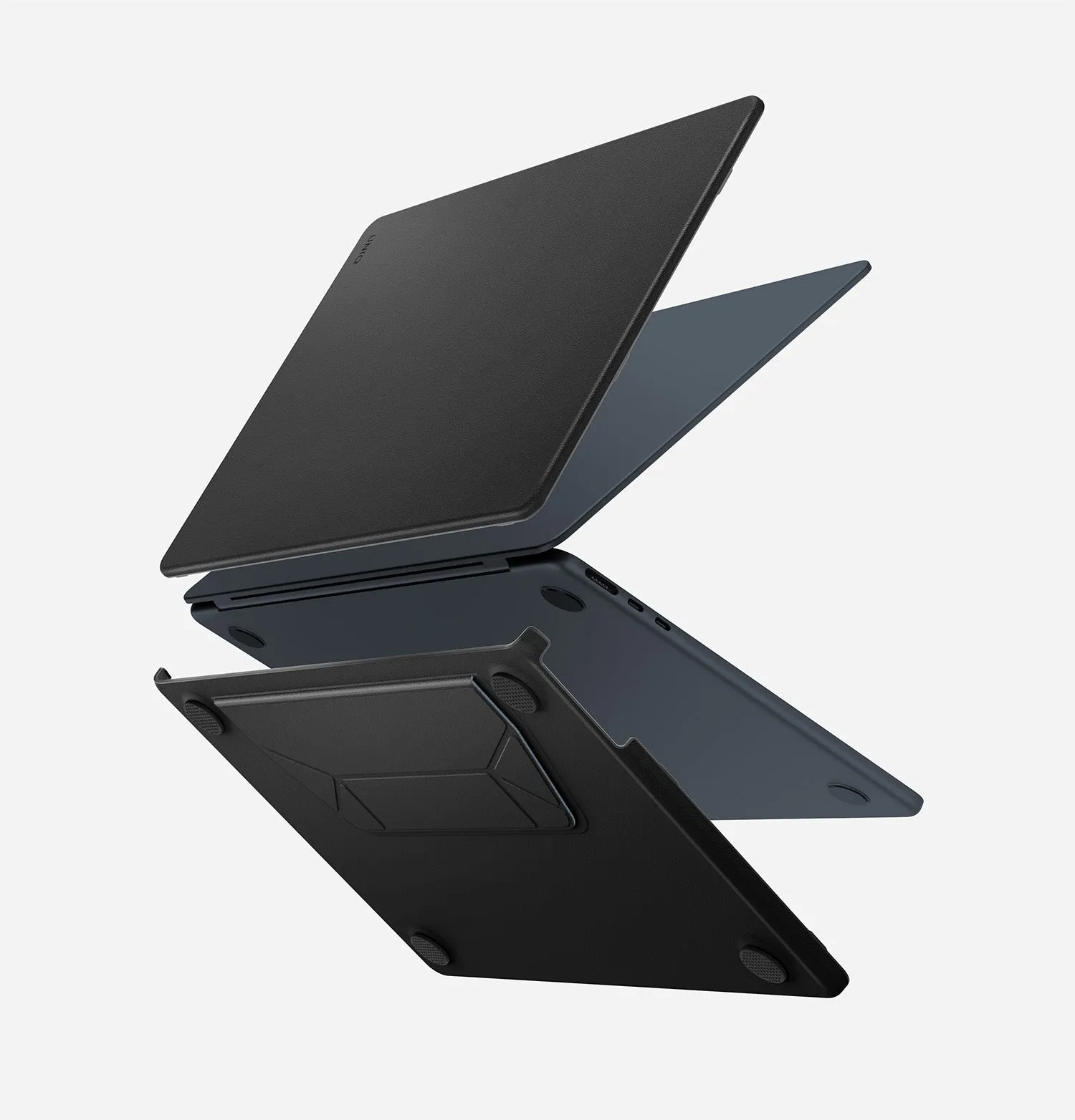 Чехол UNIQ Lyden Versa для MacBook Air 13" (M2-M5), черный (Dallas Black)photo11